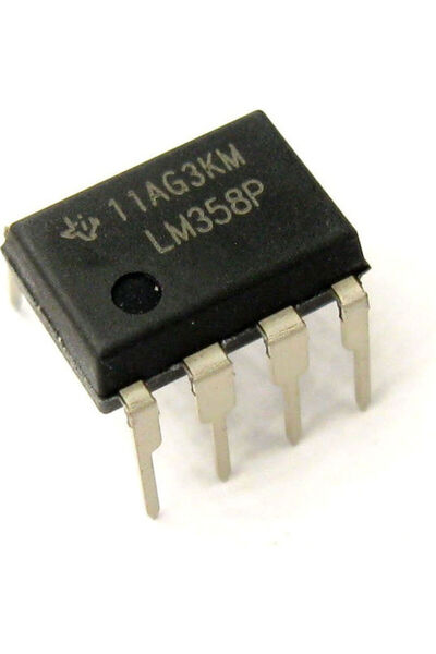 TEXAS-INSTRUMENTS Ολοκληρωμένο Κύκλωμα LM358P IC 1 τεμάχιο