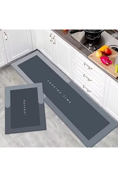 RSC MARKETİM 2 Adet (EKSTRA KALIN) 50x120 50x70 Su Emici Kaymaz Taban Banyo P...