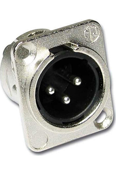 OEM XLR Βάση Στήριξης Σασί, XLR Αρσενικό 3-πιν, Υψηλής Ποιότητας