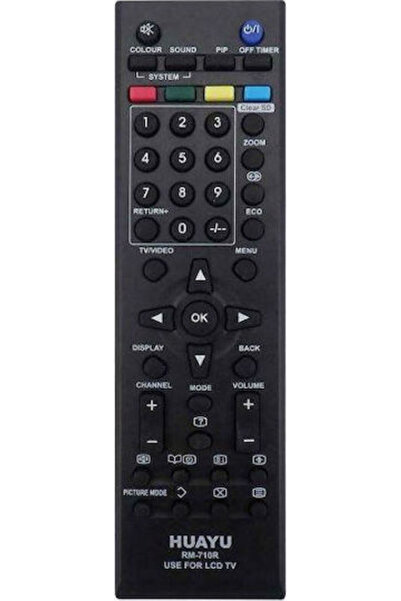 HUAYU Compatible Remote Control RM-710R+ for Τηλεοράσεις JVC