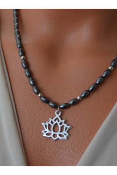 Stoneage Necklace - Silver Color -