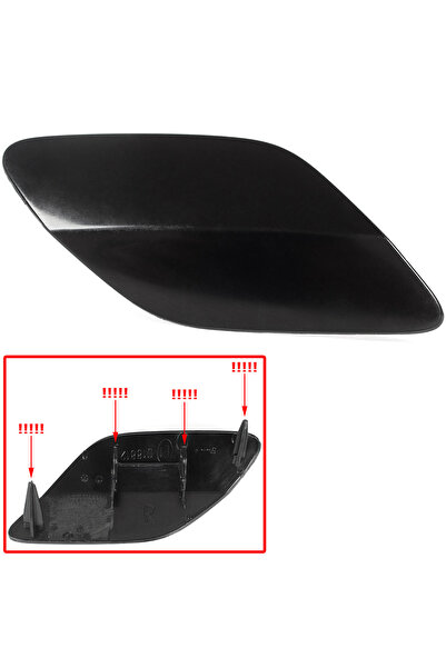 MODECAR VW Golf PLUS 09-14 capac spălător far NEGRU dreapta