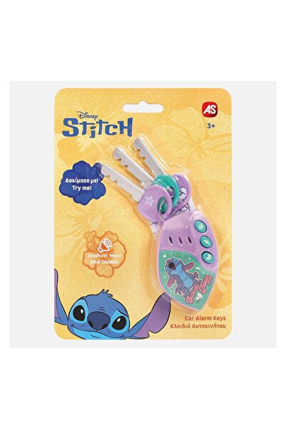 Stitch Set Chei & Alarma Auto - AS – telefon jucărie, muzical/sunete