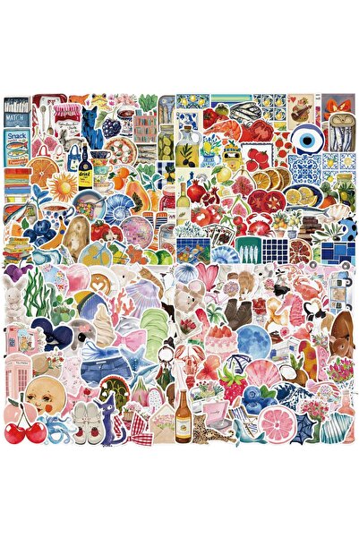 OEM 200 de autocolante minimaliste, autocolante estetice pentru scrapbooking,...