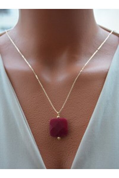 Stoneage Necklace - Gold Color -