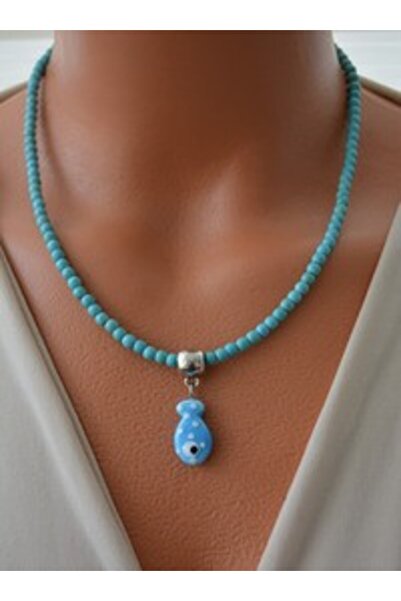 Stoneage Necklace - Blue -