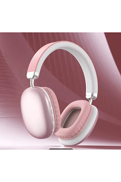 OEMS Pink Color Wireless Headset Modern Design AirPods Max, Support Bluetooth...