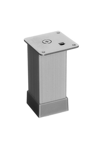 FREKANS Eroğlu 40x40 Alüminyum Çizgili Kare Ayak Inox 10 Cm
