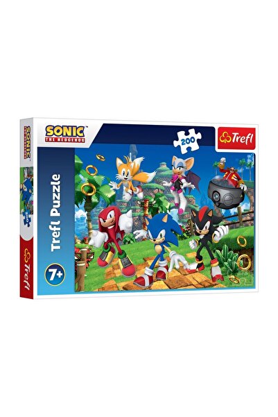 OEM Puzzle Sonic in Pozite de Lupta (200 de piese) - Trefl – eroi/personaje, ...