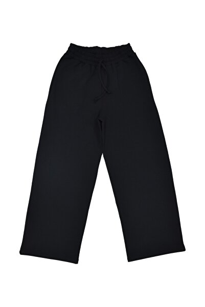OrganicKid Dusty Rose Kadın Siyah Culotte Kesim Pantolon