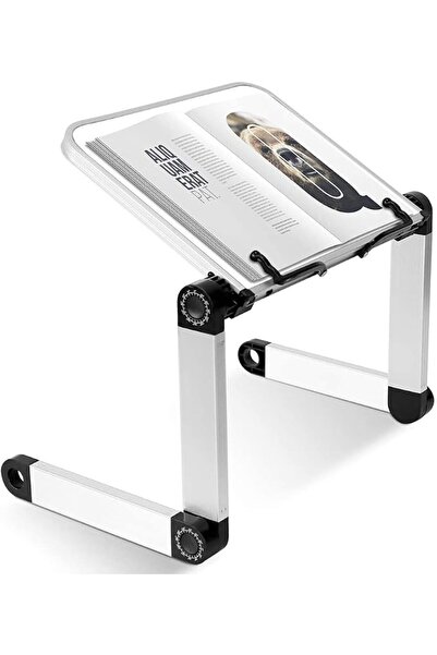 Goodern Multifunctional Laptop Stand with Page Clips, Ergonomic Bed Sofa Book...