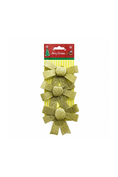 Luna Bite Set 3 Fundite Decorative pentru Brad de Craciun Luna Bite, 10x11 cm...