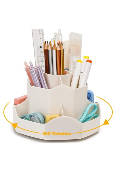 OEM Organizator de birou rotativ, Suport pentru creioane cu 9 compartimente i...