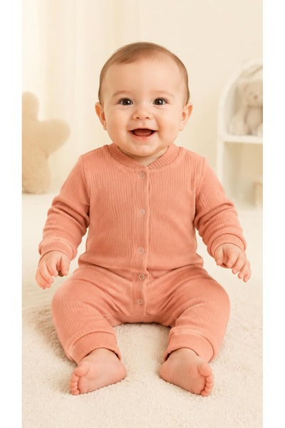 KUZENLER BEBE BEBEK 0-3/3-6 AY YENİDOĞAN %100 PAMUKLU ÇITÇITLI TUMU kb1342