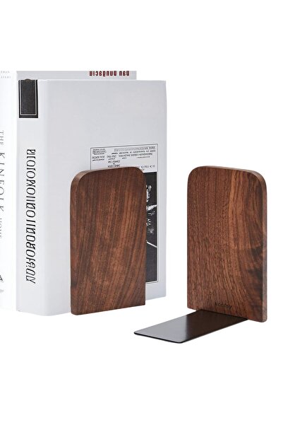 OEM Suporturi de cărți din lemn, 2 bucăți, 17 x 12 x 10.5 cm - pentru școală,...