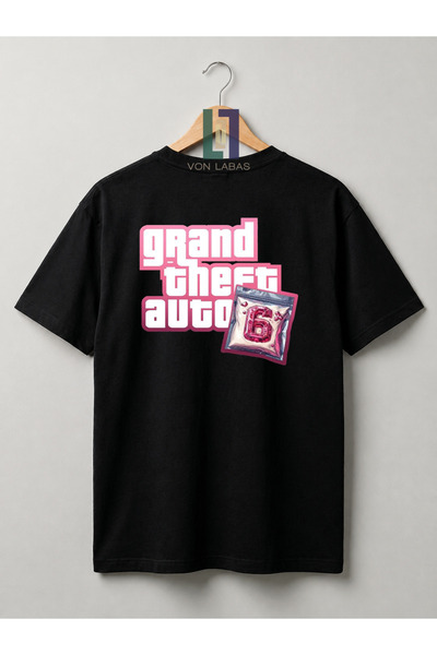 SVART WEAR GTA - Гранд Тефт Ауто VI Унисекс памучна тениска GTA