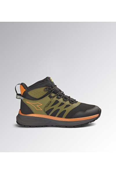 Diadora Freedom Mid Ανδρικά Μποτάκια Πεζοπορίας Αδιάβροχα Μαύρο/Πράσινο Ελιά ...