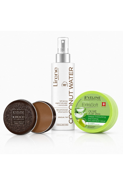 Lirene Set Bronz și Îngrijire 3 produse – Perfect Tan Autobronzant + Eveline ...