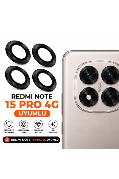 n noppax Redmi Note 15 Pro 4g Camera Protector Lens Protection Ring