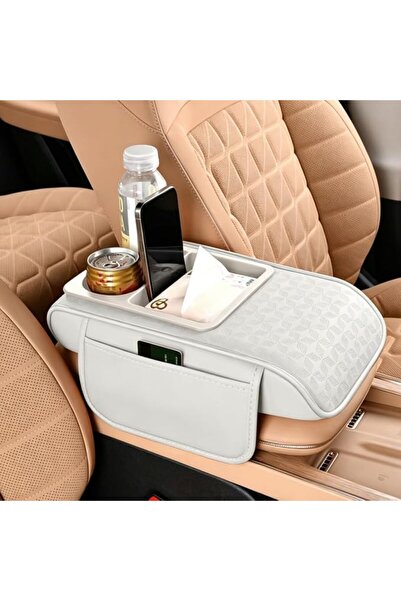 SmartMaster Car Center Console Armrest Pillow, Memory Foam Auto Armrest Box C...