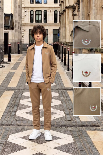 MODANINO Boy's 3-Piece Set (Jacket+T-Shirt+Pants) 6-16 Years 12770Smp