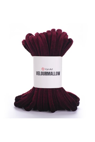 Yarnart Νήματα πλεξίματος Velourmallow Πολυεστέρας Κόκκινο 23 μ. 550 γρ.