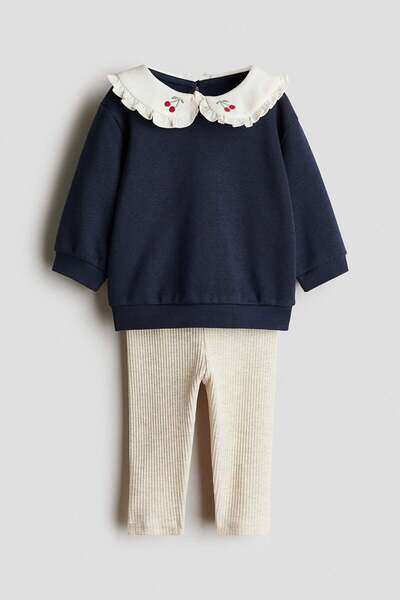 H&M 2-piece top and leggings set