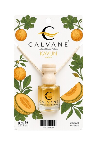 Calvane Perfume Premium Kavun Oto/Araç Kokusu – Uzun Süre Ferahlık 8 ML