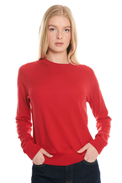 Ted Baker Kırmızı Basic Bisiklet Yaka Kazak