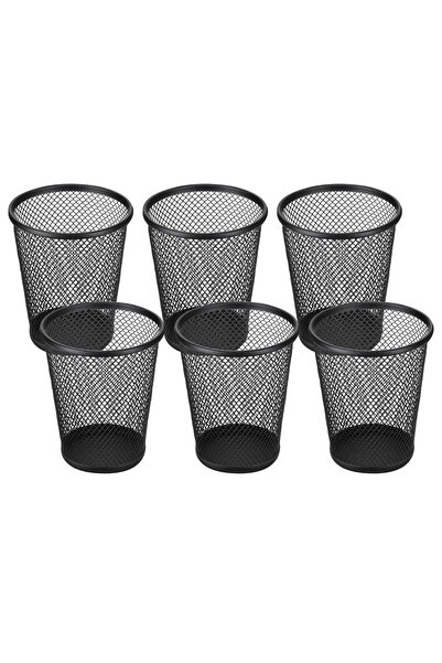OEM Set de 6 suporturi metalice industriale pentru creioane, organizator de b...