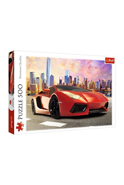 Trefl Puzzle Lamborghini Rosu (500 de piese) - – educativ, puzzle complex
