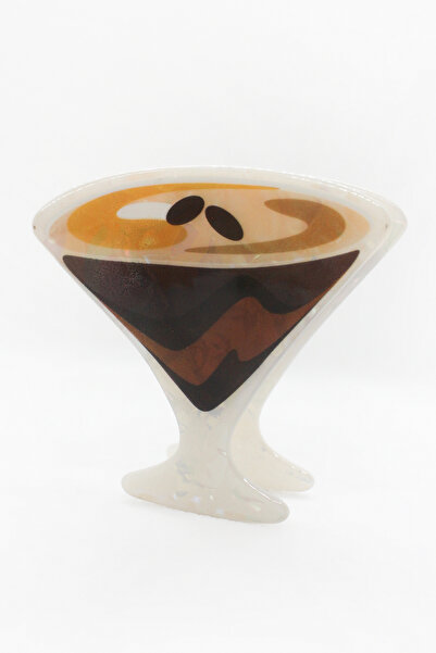 NazLand Espresso Martini Design Bone Clasp Hair Clip – Cocktail Figured Hair ...