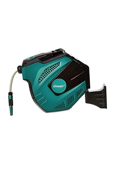 Omega UNOAIR UNHS20 Makaralı Su Hortumu Otomatik Sarımlı Bahçe Hortumu 20 + 2...