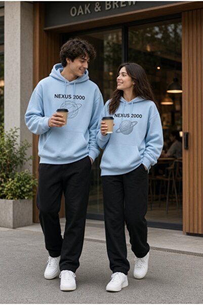 Baycombine35 Nexus Duo Couple Lover's Combination Blue Black 3 Thread Oversiz...