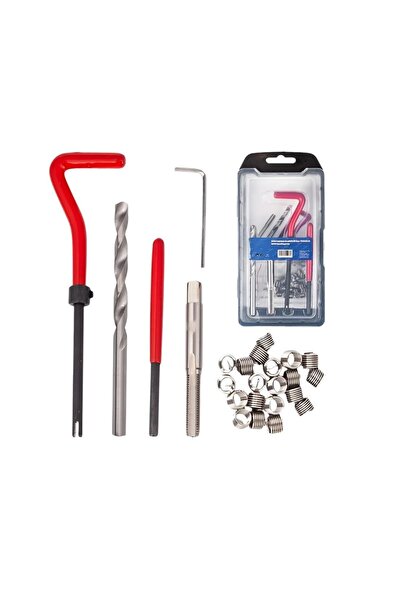 FORSAGE M10 Helicoil Kılavuz Diş Açma Seti Matkap Uçlu 1.0 mm