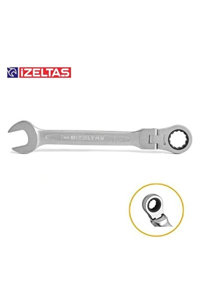 İzeltaş IZELTAS 0345020013 Mafsallı Cırcır Kombine Anahtar 13 mm