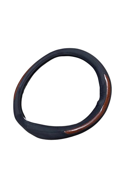 NO BRAND Κάλυμμα τιμονιού αυτοκινήτου - F131 - 122063 - Black/Brown