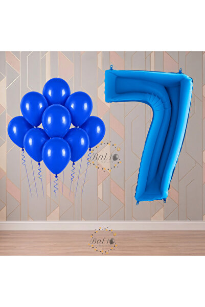 BAL10 DÜNYASI مجموعة حفلات عيد الميلاد ذات الطابع الأزرق لعمر 7 سنوات من Bal10