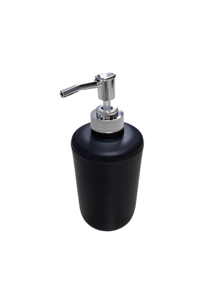 NO BRAND Θήκες κρεμοσάπουνου Dispenser πλαστικές - Σετ 5pcs - Black - 21793
