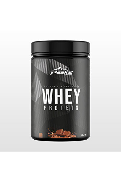 Peak2 Nutrition Whey Protein Tozu Çikolata Aromalı 500Gr 20 Ölçek