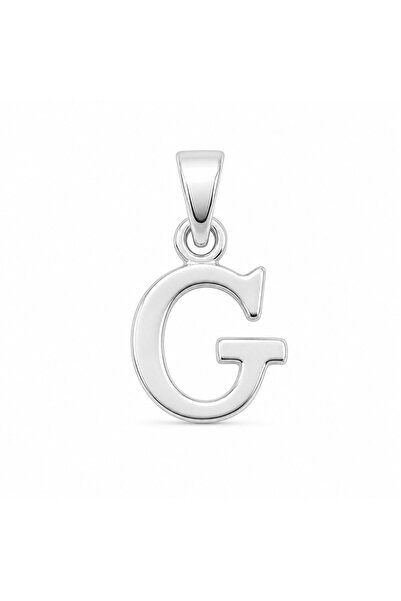 Generic Brand Pandantiv prețios metalic din Material 925 argintat, Litera G