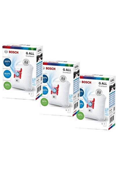 CLEANPOWER bosch BGL 4330 G ALL Toz Torbası uyumlu (Kutulu 3 Ürün)