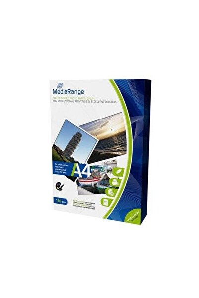 MediaRange Matte Photo Paper, 130 g/m², A4, 100 Sheets
