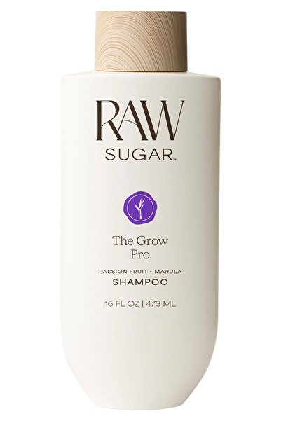 Raw Sugar شامبو جرو برو بفاكهة الباشن فروت + المارولا المضاد للتقصف 473 مل