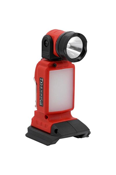 yato Lanterna 2-în-1 YT-829691, compatibilă cu acumulatori Li-Ion de 18V, 250 lm