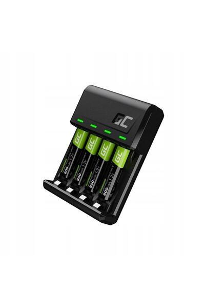 Greencell GC VitalCharger Φορτιστής μπαταριών Ni-MH AA/AAA με 2 μπαταρίες AA ...