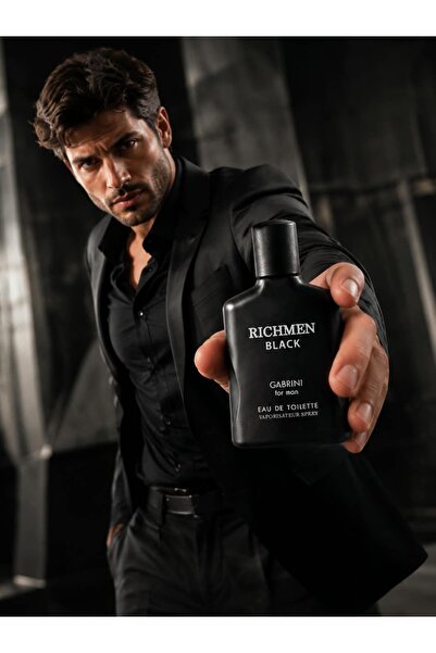 Genel Markalar Gabrini Richmen Black Erkek Parfüm 100 ml – Kalıcı Erkek Parfüm