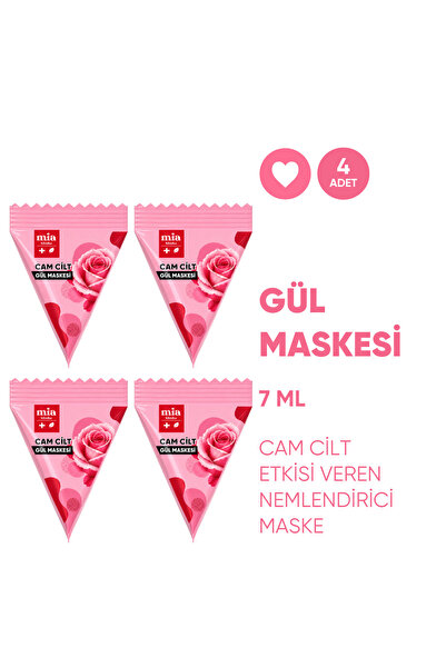 mia klinika Nemlendirici ve Canlandırıcı Gül Maskesi 7 ml