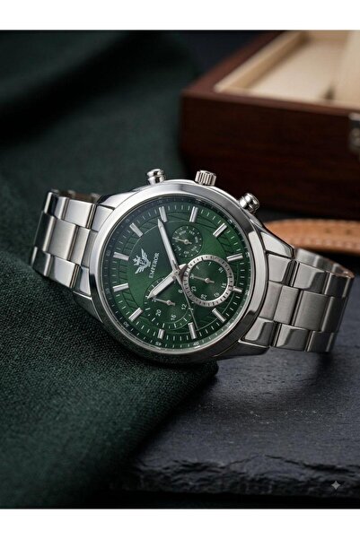 Emperor Marka Fonksiyon İndeksli Spor Metal Quartz Mekanizma Erkek Kol Saatleri