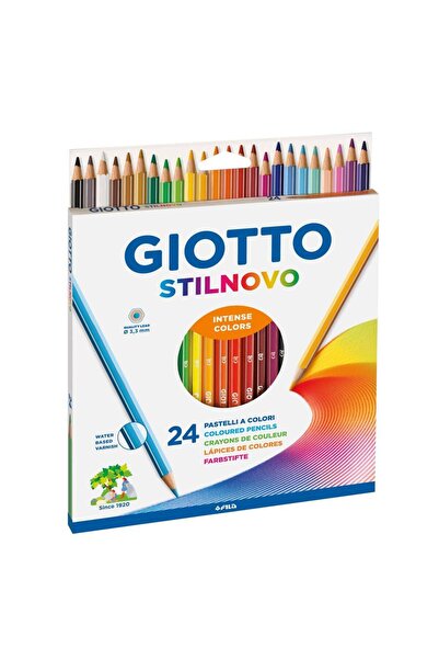 Giotto Creioane colorate Stilnovo, 24 de culori/cutie